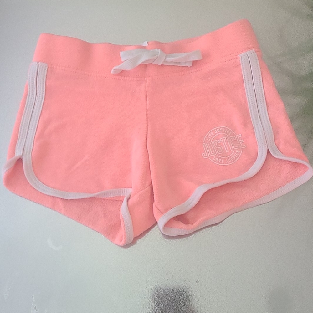 2 pairs of justice active shorts girls 6/7